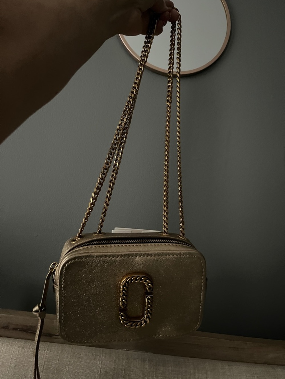 Mark Jacob glam shot soft gold leather - Picture 4 of 15